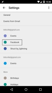 Step 3 - Selecting a shared calendar/non-native event